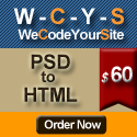 PSD to HTML coding experts Wecodeyoursite.com