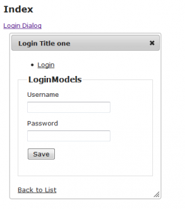 load mvc razor view into jquery dialog box