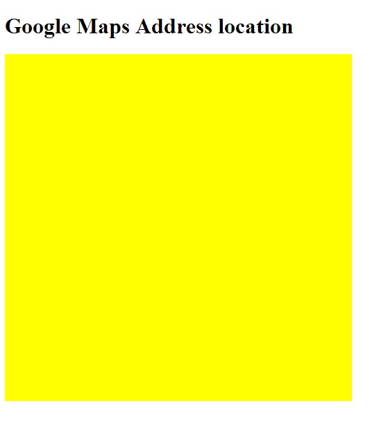 Google map canvas div