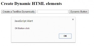 dynamic button event