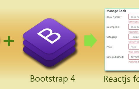 How to validate react forms using bootstrap styles